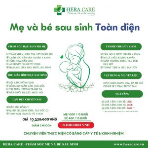 dịch vụ chăm sóc mẹ và bé sau sinh